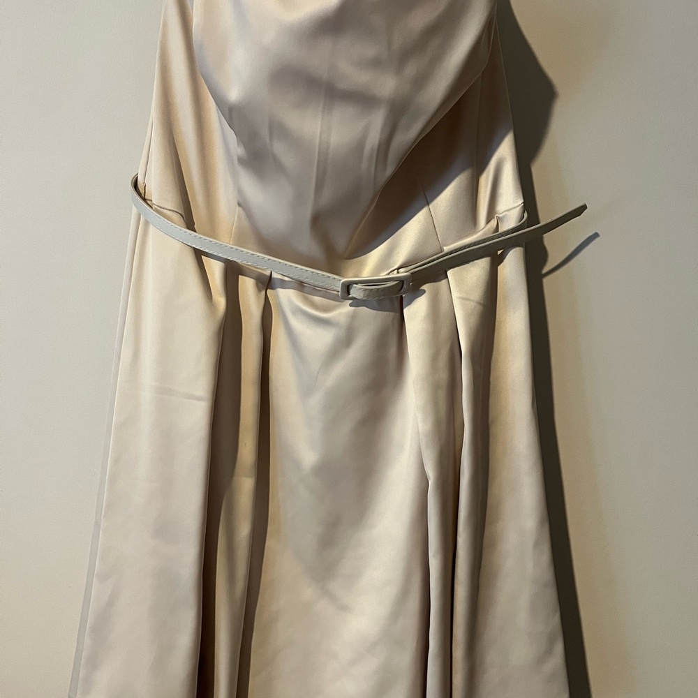 Champagne Strapless Dress